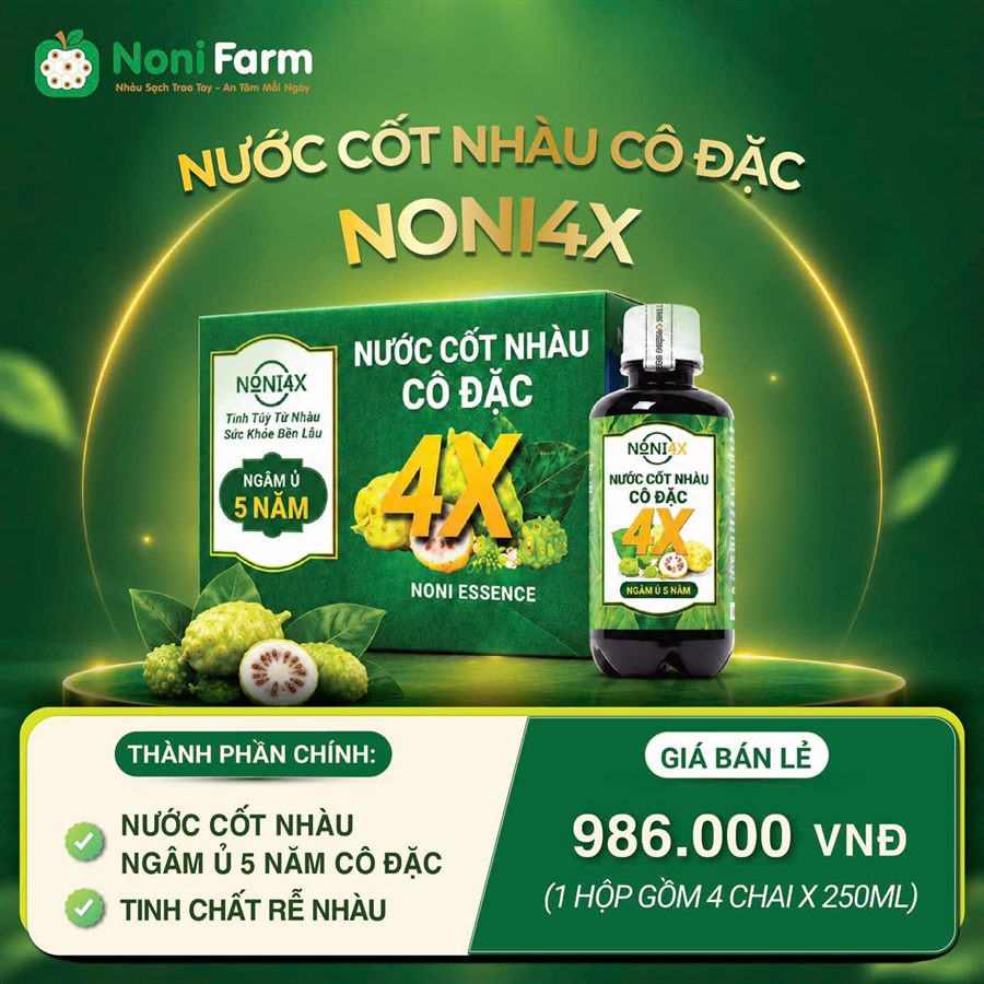 Nước Cốt Nhàu Cô Đặc Noni4x
